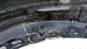 Front right fender liner for Toyota Prius 50 16-18, missing fragment, torn fasteners