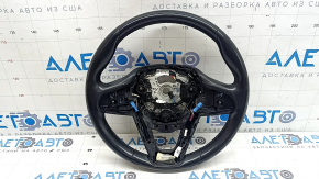 BMW X3 G01 18 leather steering wheel, black, heated, with paddle shifters, scratches, worn, peeling, tears