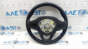 BMW X3 G01 18 leather steering wheel, black, heated, with paddle shifters, scratches, worn, peeling, tears