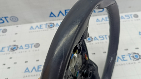 BMW X3 G01 18 leather steering wheel, black, heated, with paddle shifters, scratches, worn, peeling, tears