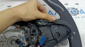 BMW X3 G01 18 leather steering wheel, black, heated, with paddle shifters, scratches, worn, peeling, tears