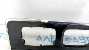 Upper center console trim for Volvo XC90 16-22, gloss black, scratches, chrome peeling