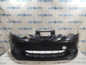 Bare front bumper Nissan Rogue Sport 17-19 without washers, for parking sensors
