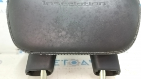 Volvo XC90 16-25 passenger seat headrest, black Nappa leather, dry-cleanable