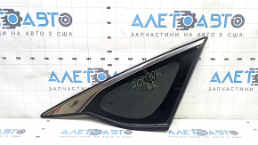 Rear right window, blind glass, Honda Accord 18-22, chrome, scratches on chrome