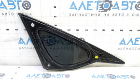Rear right window, blind glass, Honda Accord 18-22, chrome, scratches on chrome