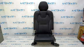 Right rear seat, 3rd row, Volvo XC90 16-23, black leather, nappa, perforation, dented, rust, without lining, dry cleanable