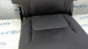 Right rear seat, 3rd row, Volvo XC90 16-23, black leather, nappa, perforation, dented, rust, without lining, dry cleanable