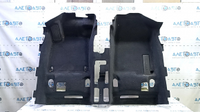 Black front floor covering for Honda Accord 18-22