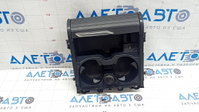 BMW X3 G01 18-21 black center console pocket, without wireless charging, with cigarette lighter, with USB hub