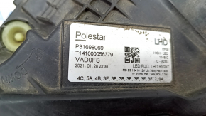 Polestar 2 21-25 Full LED Headlight Assembly (code: JB11 and JB13), DRL, Sand