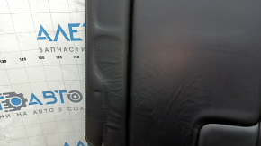 Volvo XC90 16-23 black leather center rear seat for 3 rows, with seat belt, with child seat, needs cleaning, scratches, dented, broken seat belt mount