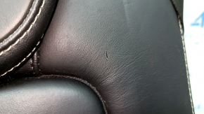 Volvo XC90 16-23 black leather center rear seat for 3 rows, with seat belt, with child seat, needs cleaning, scratches, dented, broken seat belt mount