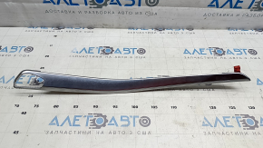 Rear left door trim molding for Audi E-Tron 19-23, chrome, with lighting connector