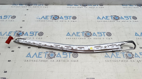 Rear left door trim molding for Audi E-Tron 19-23, chrome, with lighting connector