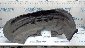 The rear left fender liner of a Volvo XC90 16-23 has torn fasteners.