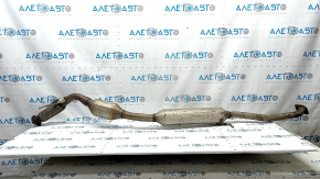 The exhaust pipe with a catalytic converter for a Toyota Rav4 19-22 hybrid, USA built, is dented.