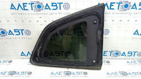 Rear left window with tinted glass for BMW X3 G01 18-21 with chrome molding, torn seal, scratches, dents
