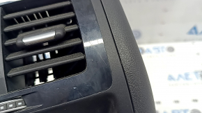 Rear center console trim for BMW X3 G01 18-21, black, with deflector, scratches