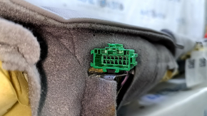 Rear seats, 2nd row, lower part, Honda Accord 19-22, gray leather, heated, dry cleanable, wrinkled