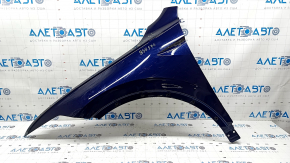 Front left wing VW Tiguan 22-24 blue LC5B, in a hole, paint is blistered