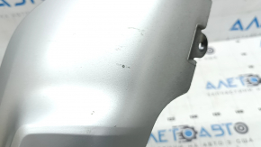 Lower rear bumper trim BMW X3 G01 18-21 gray, without towbar, scratches, crack in mount