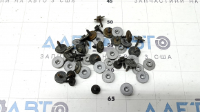 BMW X3 G01 18-21 rear bumper hardware, incomplete
