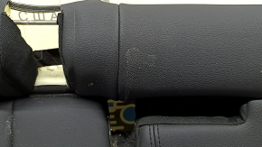Rear seat cushion, 2nd row, BMW X3 G01 18-21, black leather, dented, needs cleaning
