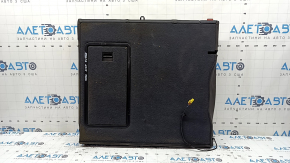 Right rear seat backrest for Audi A6 C7 12-18, black leather, with seat belt, with hatch, for cleaning