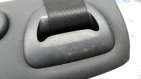 Rear seat backrest, 2nd row, left, BMW X3 G01 18-21, black leather, with black belt, scratches on the lining