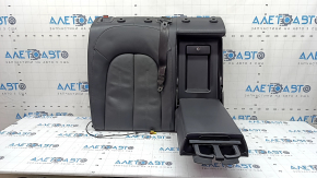 Right rear seat backrest for Audi A6 C7 12-18, black leather, with seat belt, with hatch, for cleaning