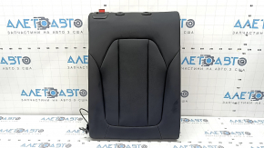 Rear seat backrest, 2nd row, right, BMW X3 G01 18-21, black leather