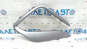 Molding lower grille front bumper right VW Tiguan 22-24 silver, sand