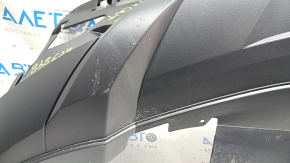 Front bumper lip for VW Tiguan 22-24, structure, for parking sensors, dented, scratches, non-standard holes