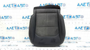 Kia Niro 23-24 passenger seat upholstery, black, leather + cloth combination, heated, ready to clean