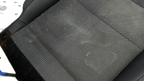 Kia Niro 23-24 passenger seat upholstery, black, leather + cloth combination, heated, ready to clean