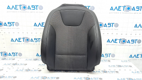 Kia Niro 23-24 passenger seat back upholstery, black leather + cloth combination, heated