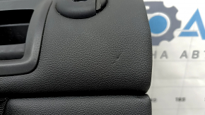 Rear seat backrest, 2nd row, center, BMW X3 G01 18-21, black leather, scratches, needs cleaning