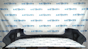 The rear bumper, bare upper part, VW Tiguan 18-24 blue LC5B, in glue, broken fasteners