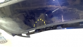 Front bumper bare VW Tiguan 22-24 blue LC5B, glued, dents