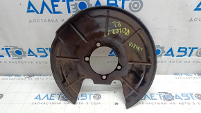 Rear left brake disc cover Polestar 2 21-25 is dented and bent