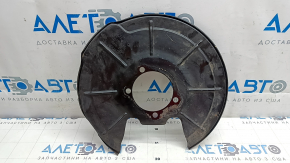 The rear right brake disc cover for a Polestar 2 21-25 is dented.