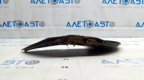 The front left brake disc cover for a Polestar 2 21-25 is dented and bent.