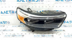 Right front headlight assembly for Ford Explorer 20-23 LED Level 7 XLT, Limited, sand, varnish