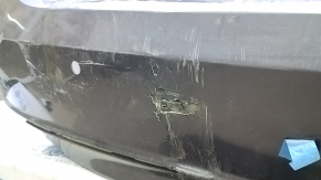 Bare rear bumper for Honda Accord 18-22, graphite, for parking sensors, torn, cracked