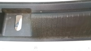 VW Tiguan 18-24 trunk opening trim, black, broken fasteners, needs cleaning