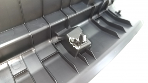 VW Tiguan 18-24 trunk opening trim, black, broken fasteners, needs cleaning