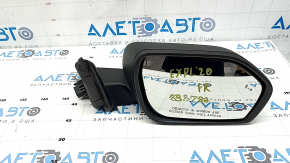 Right side mirror assembly for Ford Explorer 20-23, 8 pins, heated, BSM, backlight, structure