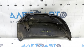 Left muffler cap for Honda Accord 18-22 EXL, touring, graphite insert, with chrome, scratches, cracked chrome