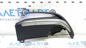 Right muffler cap for Honda Accord 18-22 EXL, touring, graphite insert, with chrome
